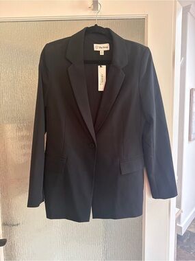 NWT The Drop (Amazon) Women's Black Single-Button Blazer